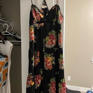 Floral Spaghetti Strap Dress